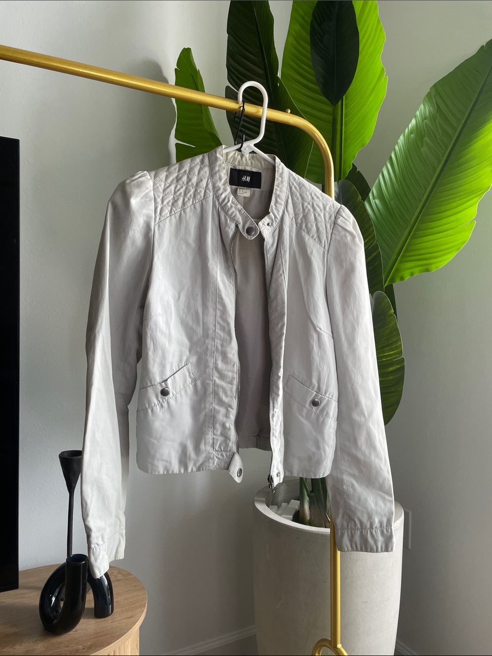 H&M Light Gray Women's Bomber Jacket